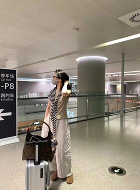 METWO 8907#条纹披肩女2025夏季韩版外搭围巾