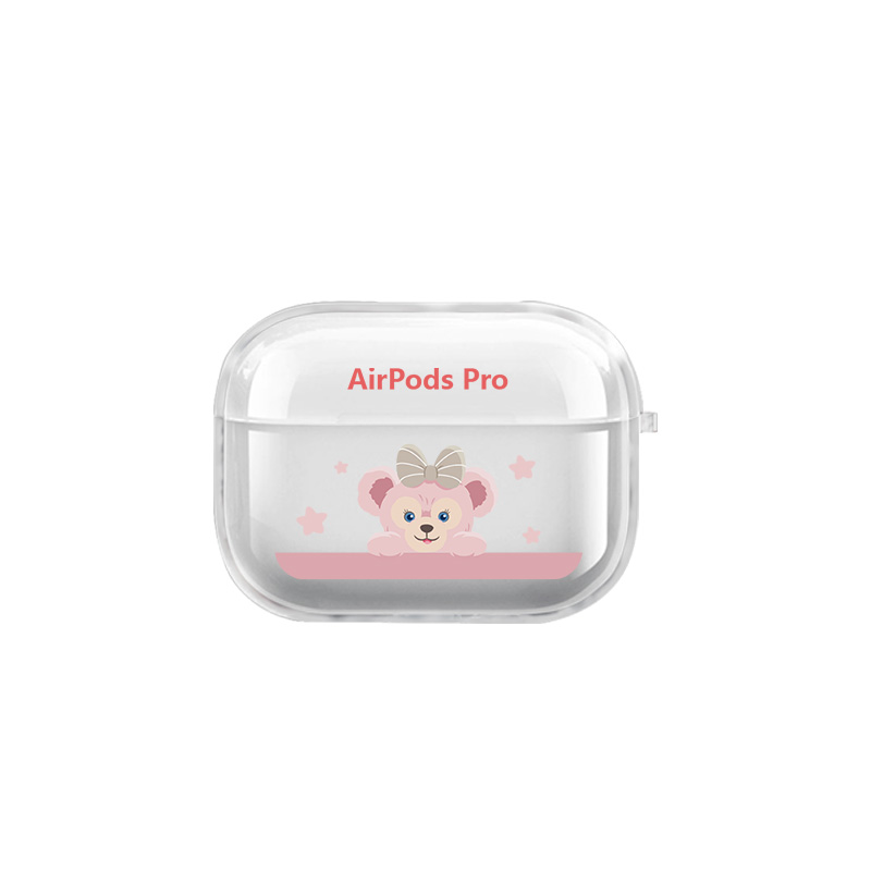 airpods保护套可爱airpodspro卡通达菲熊airpods2二代苹果耳机套ipod透明耳机盒ipods3三代保护壳硅胶por软壳 - 图3