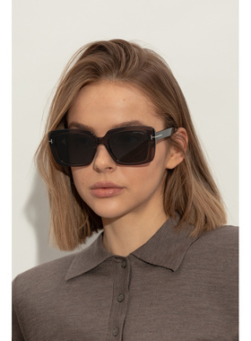 1h可退 TOM FORD 女士太阳镜 FT1169K05420A CO 灰色