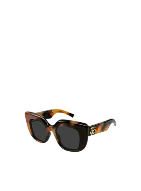 GUCCI 女士眼镜 GG2030S002 SS2026 古驰 花色几何太阳镜配饰