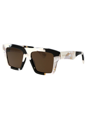 GUCCI 男士太阳镜 GG1623S002 SS2024 绿色 logo标识太阳镜古驰