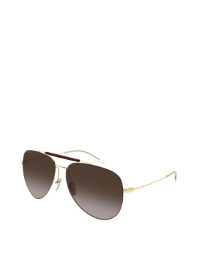 GUCCI 男士眼镜 GG2255S003 AW2026 棕色 飞行员【付后1h可退】