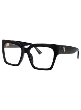 1h可退 DSQUARED2 女士眼镜 D20151G807 AW2025 黑色