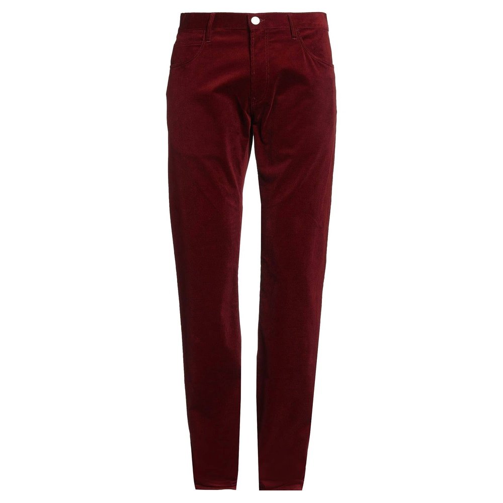 1h可退 潮奢 armani 阿玛尼 男士 休闲长裤 red红色 舒适时尚,淘宝优惠券,粉丝福利购,淘宝优惠卷