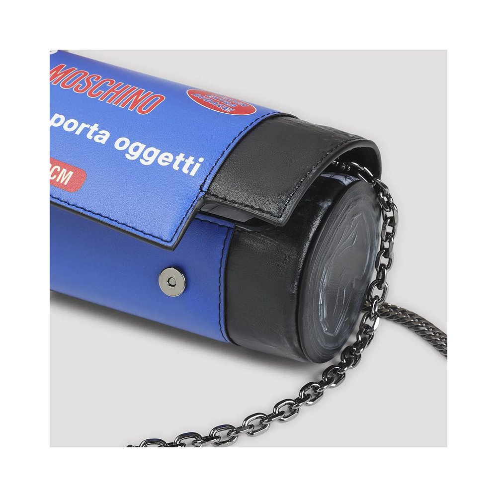 1h可退 MOSCHINO 女士单肩包 MC4211PP0NOS100 AW2025 黑色斜挎包 - 图1