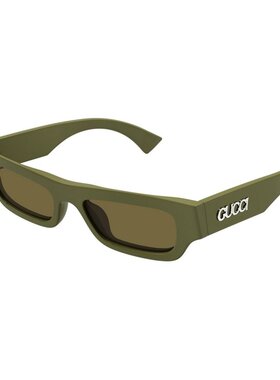 GUCCI 男士眼镜 GG1839S004 CO 古驰 矩形绿色太阳镜