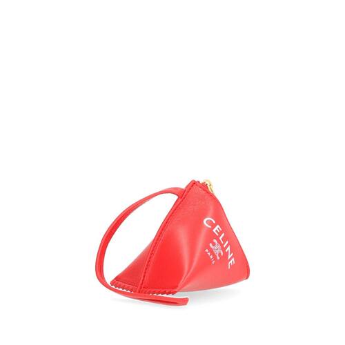 CELINE 女士饰品 B10D44K7927AG AW2026 红色 BERLINGOT 羊皮吊坠 - 图1