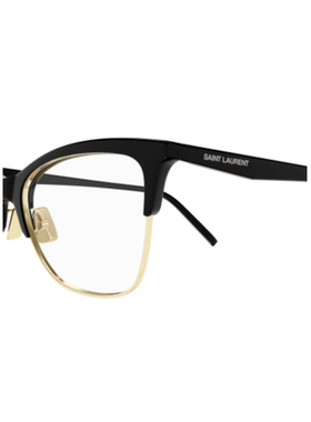 SAINT LAURENT 女士眼镜 SL769003 SS2025 黑色 全框平光镜