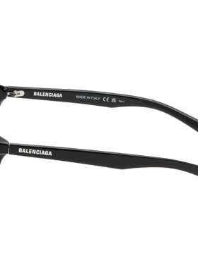 Balenciaga 巴黎世家 男士 黑色镜面太阳镜 BB0401S002BLACKBLACK