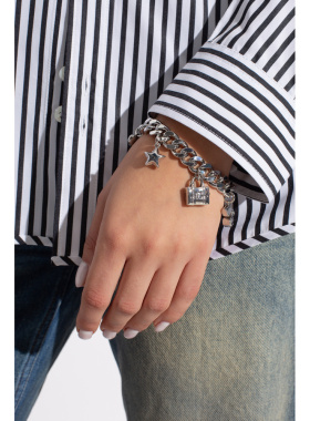 1h可退 MARC JACOBS 女士手链手镯 2F3JBR001J600029 CO 银色