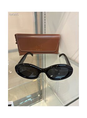 1h可退 奢淘 Celine 椭圆框太阳镜 女 4S194CPLB.
