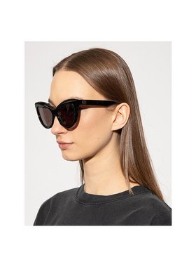 1h可退 balenciaga 女士 太阳镜巴黎世家猫眼