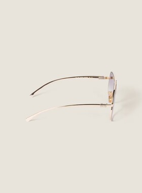MIU MIU 女士眼镜 0MUA56S5AK90L66 AW2025 银色 Miu Miu 