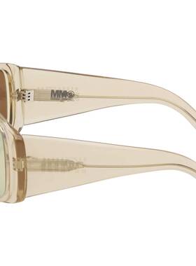 Mm6 Maison Margiela 马丁 马吉拉 MM6 女士 灰白色 Mask 太阳镜