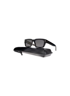 1h可退 TOM FORD 男士太阳镜 FT120305401A CO 黑色 Zeiss sungla