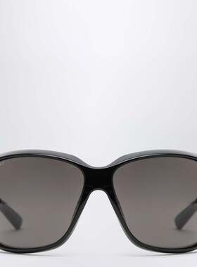 潮奢 Gucci 古驰 女士 方形黑色醋纤太阳眼镜 865689J1691