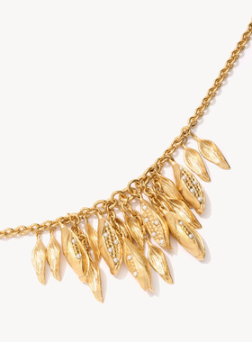 CHLOÉ 女士项链 CH26AJN18BRE7ZN AW2026 金色 Corn项链