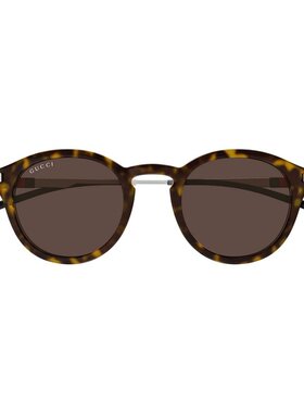 GUCCI 男士眼镜 GG1890S002 AW2025 棕色 Panthos 太阳镜古驰