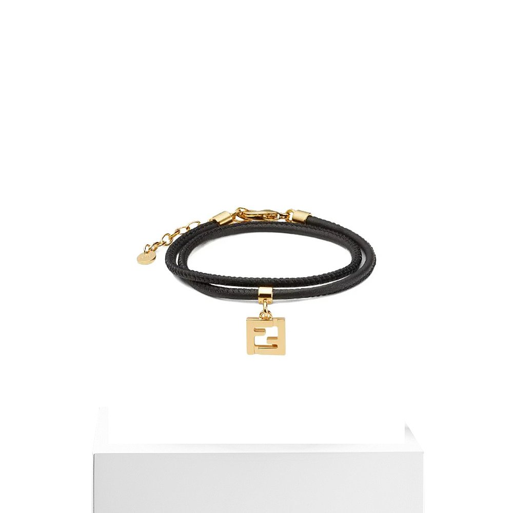 1h可退 FENDI 女士手链手镯 8AL293AH9W01 SS2026 黑色 Fendi For - 图3