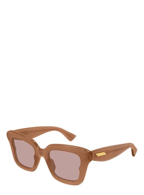 BOTTEGA VENETA 女士眼镜 BV1493S003 AW2026 棕色【付后1h可退】