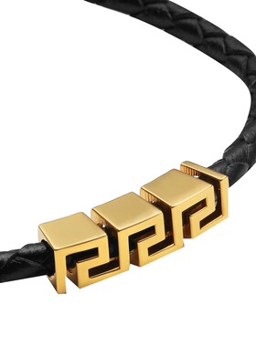 VERSACE 男士手链手镯 10227921A006371B00VBLACK SS2026