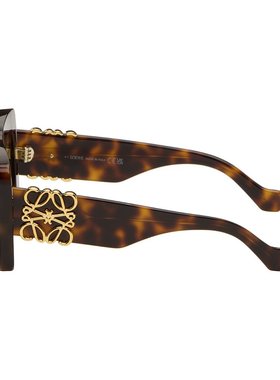 1h可退 潮奢 LOEWE 罗意威 女士 棕色 Beveled Square Maxi Anagr