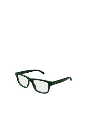GUCCI 男士眼镜 GG1987O004 AW2025 古驰 绿色几何 平光镜