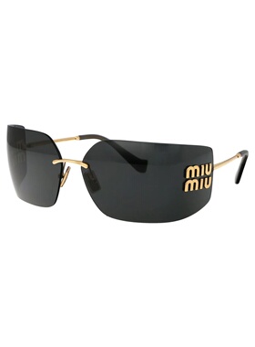 MIU MIU 女士太阳镜 0MU54YS5AK5S0 SS2025 金色 0MU 54YS