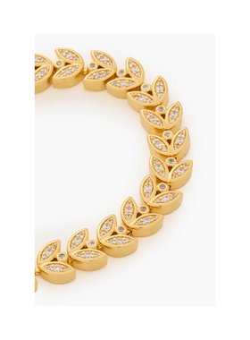 1h可退 潮奢 ZIMMERMANN 女士 镀金水晶手链 5436S24GOLD