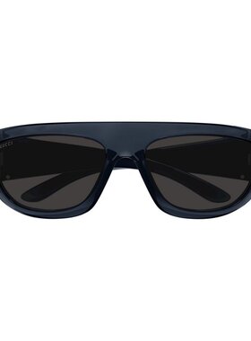 GUCCI 男士太阳镜 GG1574S003 SS2025 古驰 太阳镜黑色全框配饰