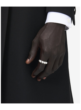 alexander mcqueen 男士 戒指珍珠