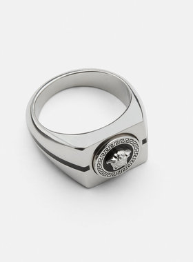 VERSACE 男士戒指 10223321A006384J750 银色配饰 SS2026