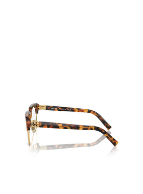 MIU MIU 女士眼镜 MU09ZS19P08N AW2024 黑色 徽标平光镜