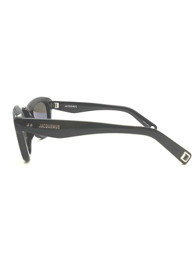 1h可退 JACQUEMUS 女士太阳镜 PALMIERBLACKSILVERGREY SS2025