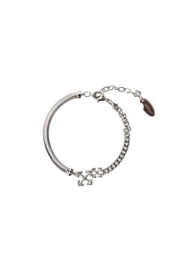 1h可退 OFF-WHITE 男士手链手镯 OMOA10RF25MET0017272 AW2025