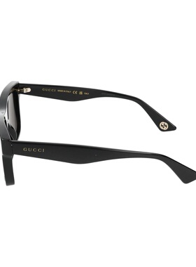 GUCCI 女士眼镜 GG1618S001 AW2024 古驰 黑色全框太阳镜