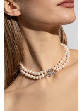 VIVIENNE WESTWOOD 女士项链 6303002502P132P132水晶珍珠项圈