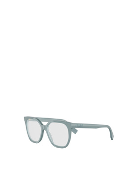 FENDI 女士眼镜 FE50087I020 AW2026 白色 方框平光镜