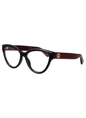GUCCI 女士眼镜 GG1581O005 SS2026 黑色 全框平光镜
