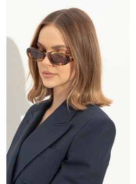 1h可退 GUCCI 女士眼镜 819573J07652323 SS2025 粉红色 矩形框太