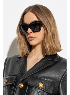 VERSACE 女士眼镜 0VE44520GB187 CO 灰色 徽标太阳镜