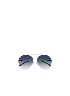 GUCCI 女士眼镜 GG1413S003 SS2024 古驰徽标 花色太阳镜