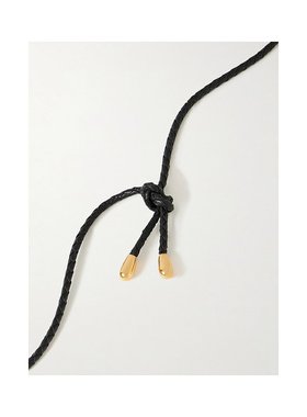 1h可退 潮奢 KHAITE 女士 荷花中号皮革镀金项链 10141027吊坠