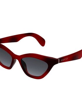 GUCCI 女士太阳镜 GG1931S002 AW2025 红色 几何框太阳镜古驰