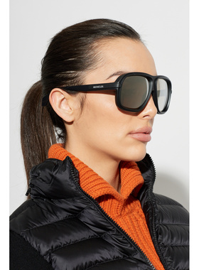 MONCLER 男士太阳镜 0ME8011U050066G SS2026 黑色 