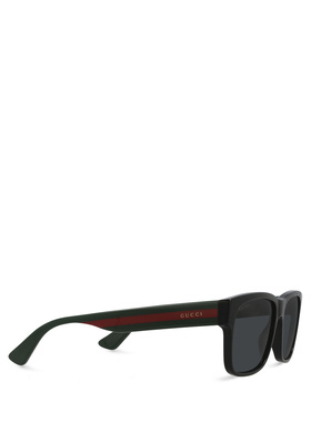 1h可退 GUCCI 女士眼镜 GG0340S006 CO 黑色 GG0340S古驰配饰