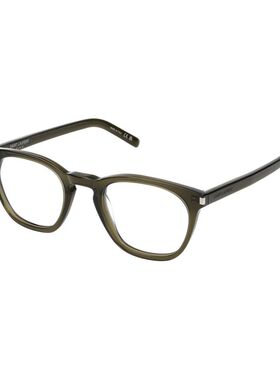 SAINT LAURENT 男士太阳镜 SL28OPT003 SS2026 绿色