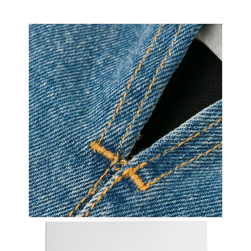 香港直邮圣罗兰女士花朵边牛仔裙 天猫国际香港直购半身裙