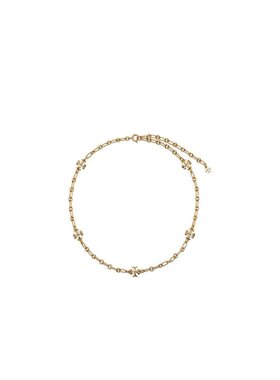 TORY BURCH 女士项链 83341715 AW2021 黄色 带徽标的项链