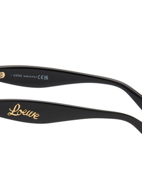 LOEWE 罗意威 男士 黑色 Curvy 太阳镜 LW40144UM5501BGRADI